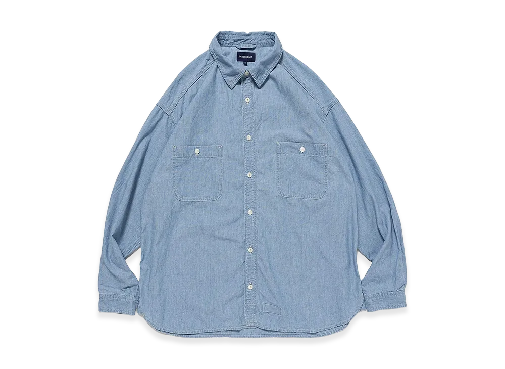 DESCENDANT Norman Chambray LS Shirt "Indigo"