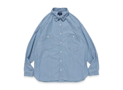 DESCENDANT Norman Chambray LS Shirt "Indigo"