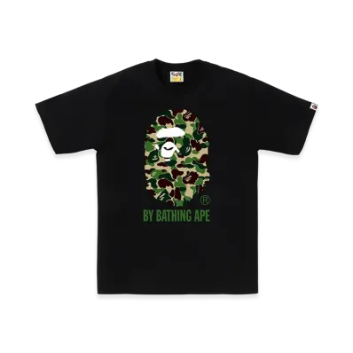 A BATHING APE ABC Camo By Bathing Ape Tee "Black/Green"