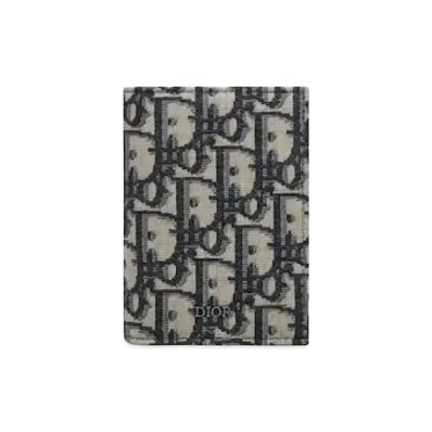 Dior Bi-Fold Card Holder "Beige/Black"