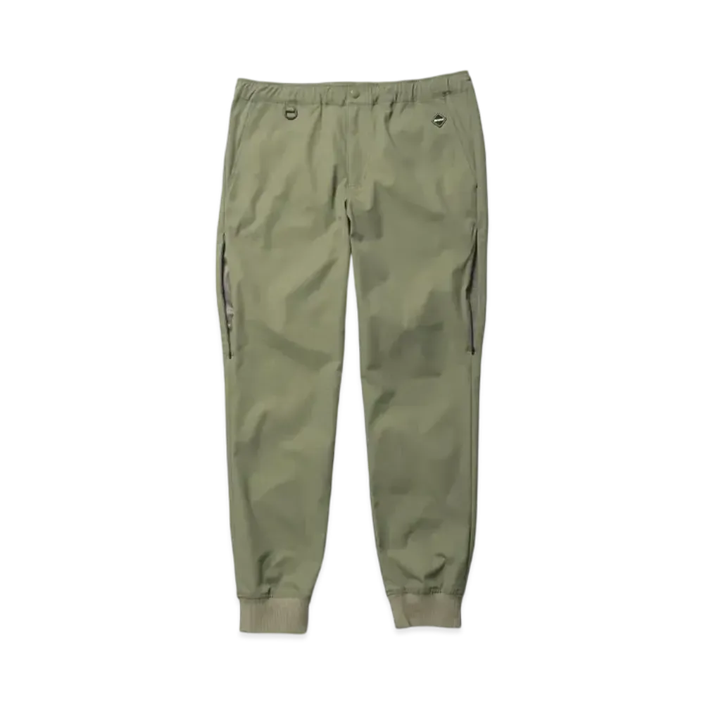 F.C.Real Bristol Ventilation Ribbed Pants "Khaki"