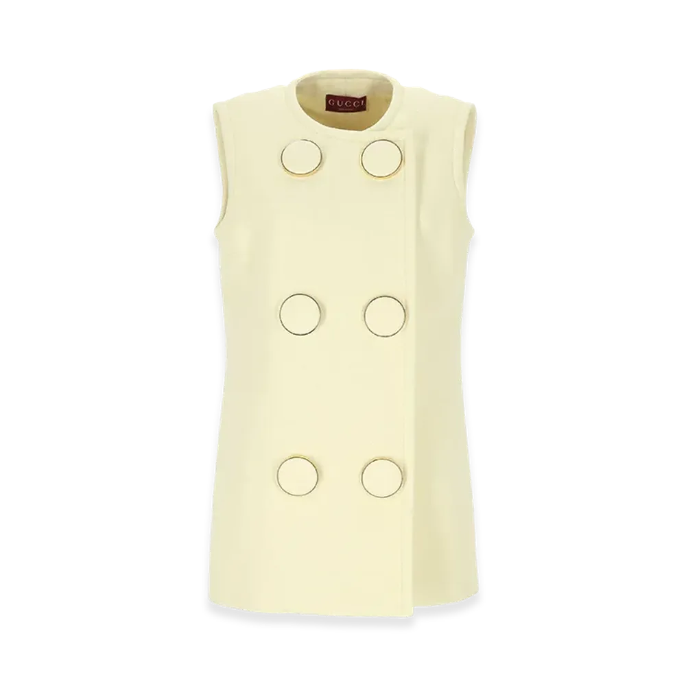 GUCCI Women's Jersey Vest "Yellow"