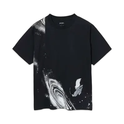 graniph x Inuyasha I Want To See You Big Silhouette T-Shirt "Black"