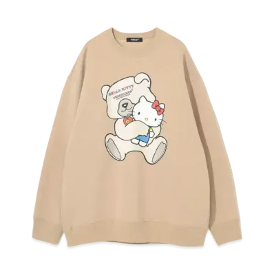 UNDERCOVER x SANRIO Big Sweatshirt Hello Kitty "Beige"