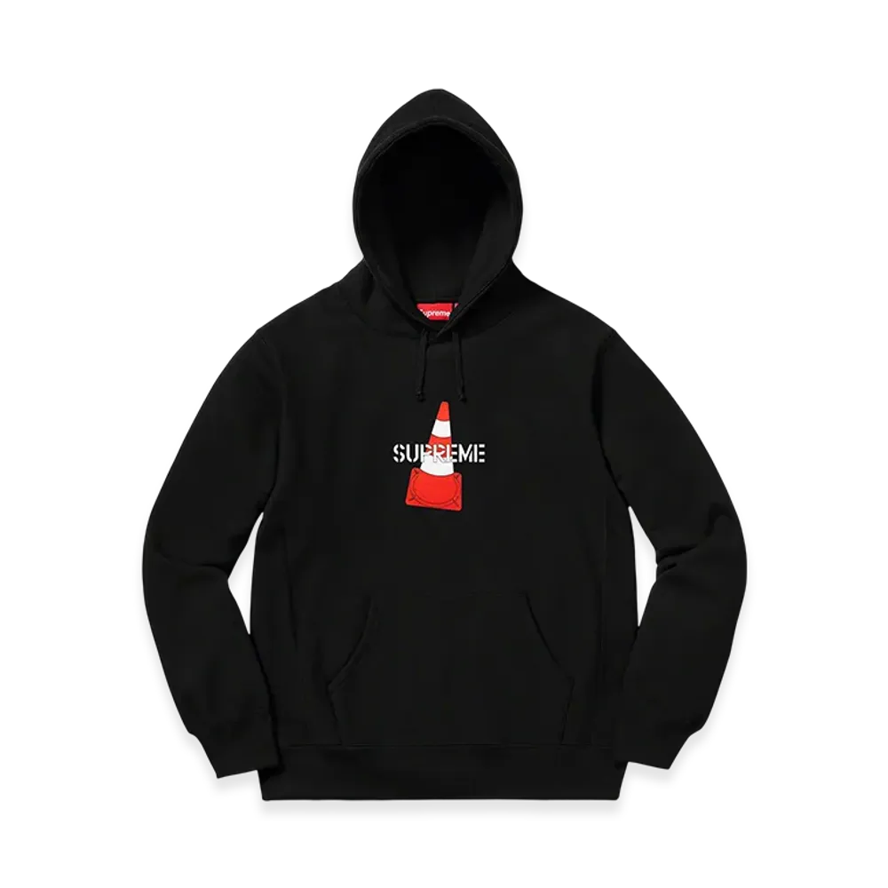 Supreme Cone Hooded Sweatshirt "Black"