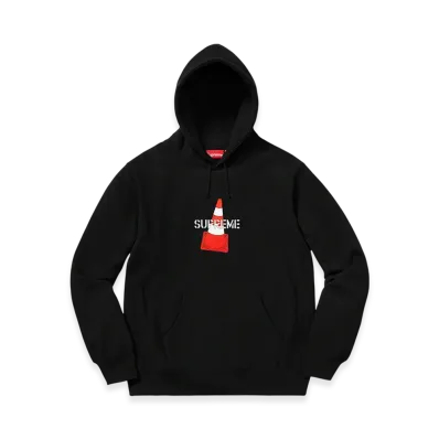 Supreme Cone Hooded Sweatshirt "Black"