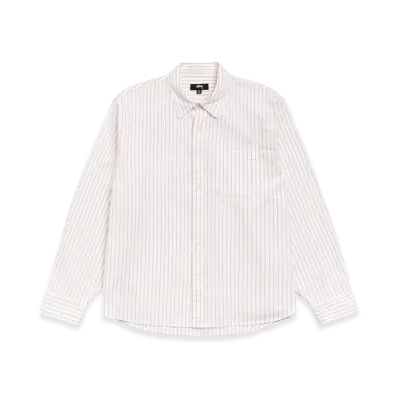 Stussy Oxford Shirt "White Stripe"