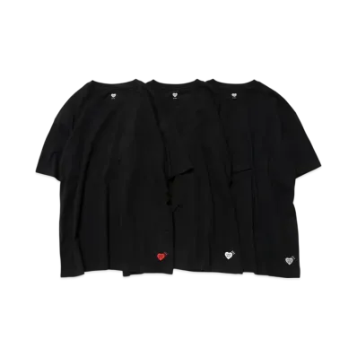HUMAN MADE 3-Pack T-Shirt Set "Black"