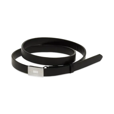AURALEE Slide Buckle Belt (Men's) "Black"