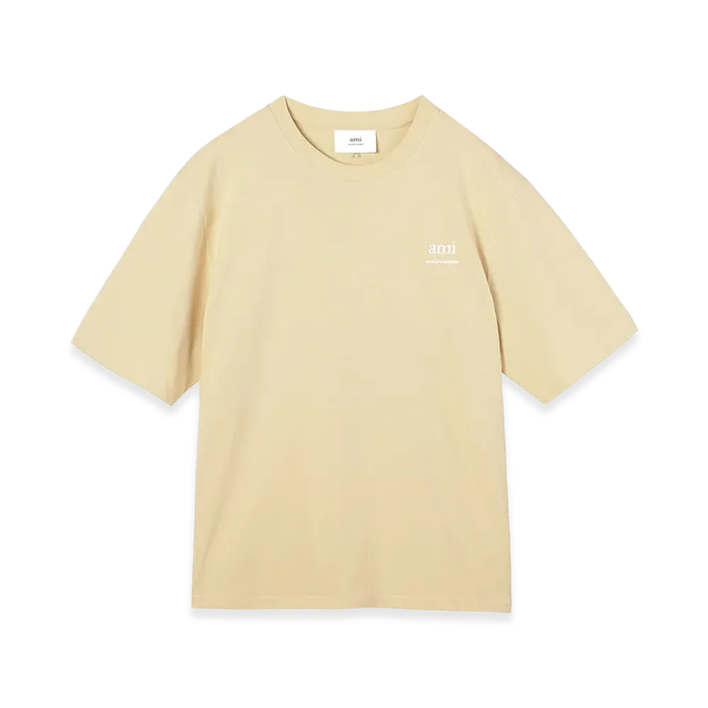 AMI PARIS Alexandre Mattiussi Tshirt "Cream"