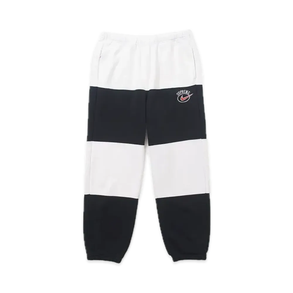 Supreme x Nike Stripe Sweatpant "White"