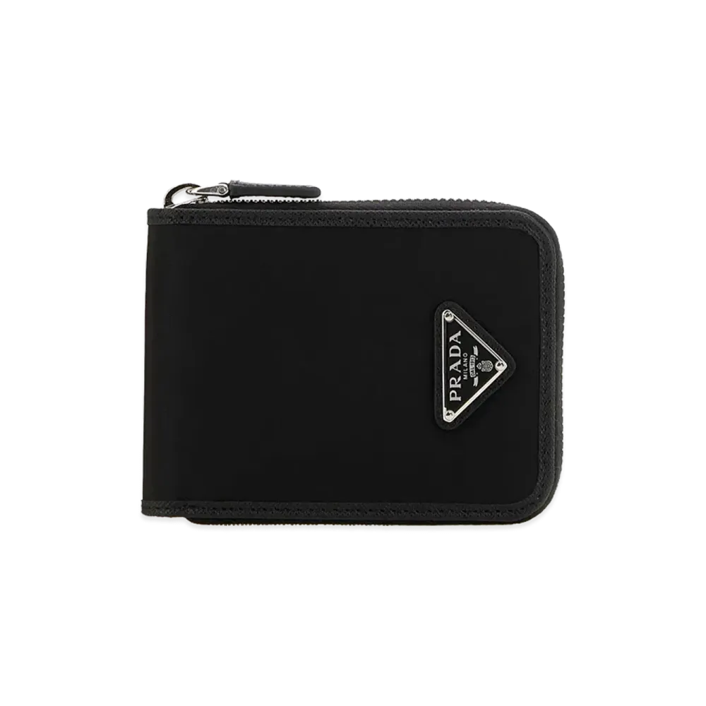 PRADA Fabric Wallet "Black"