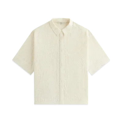 Kith Women Mari Paisley Gauze Shirt "Waffle"