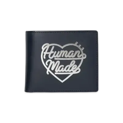 HUMAN MADE Leather Wallet "Navy"