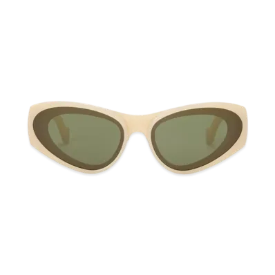 LOEWE Front Lens Cat-Eye Sunglasses "Milky Ivory"