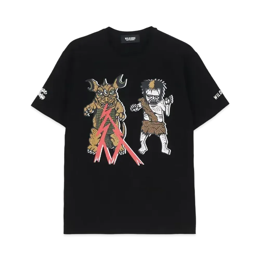 WILDSIDE Yohji Yamamoto x IZUMONSTER T-Shirt "Black"