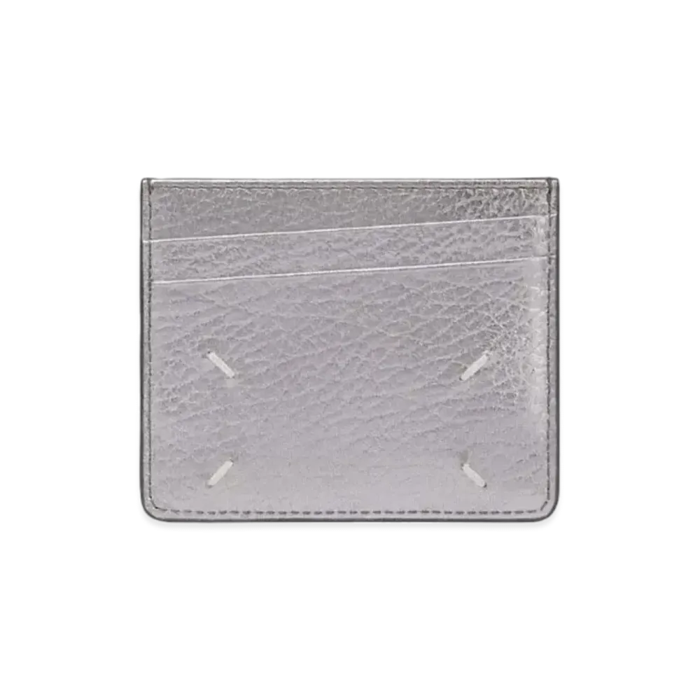 Maison Margiela Four Stitches Card Holder "Metallic Grey"