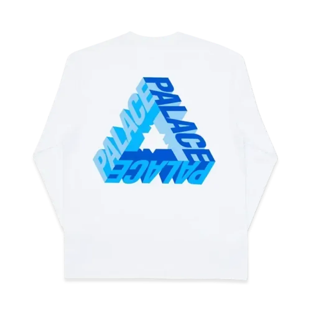PALACE P-3D Longsleeve "White"