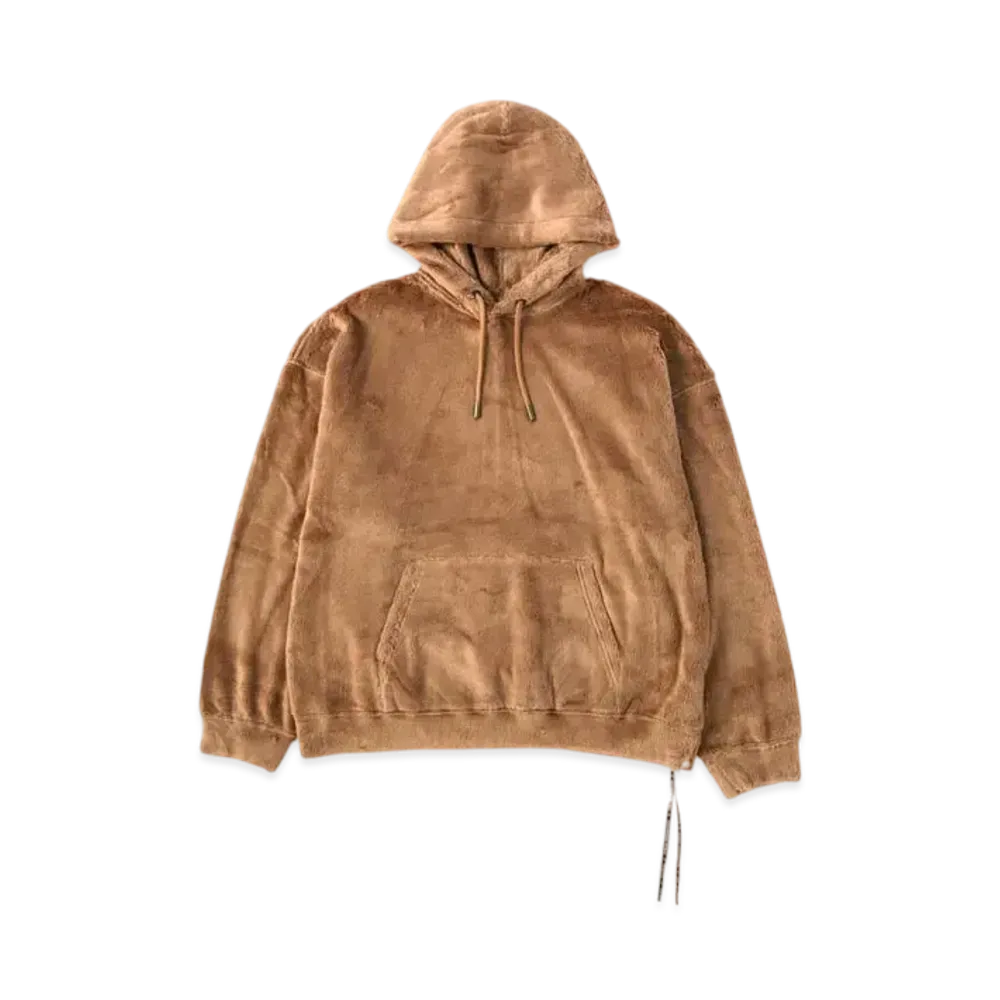 mastermind WORLD Boxy Sherpa Hoodie "Camel"
