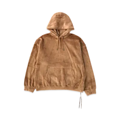 mastermind WORLD Boxy Sherpa Hoodie "Camel"