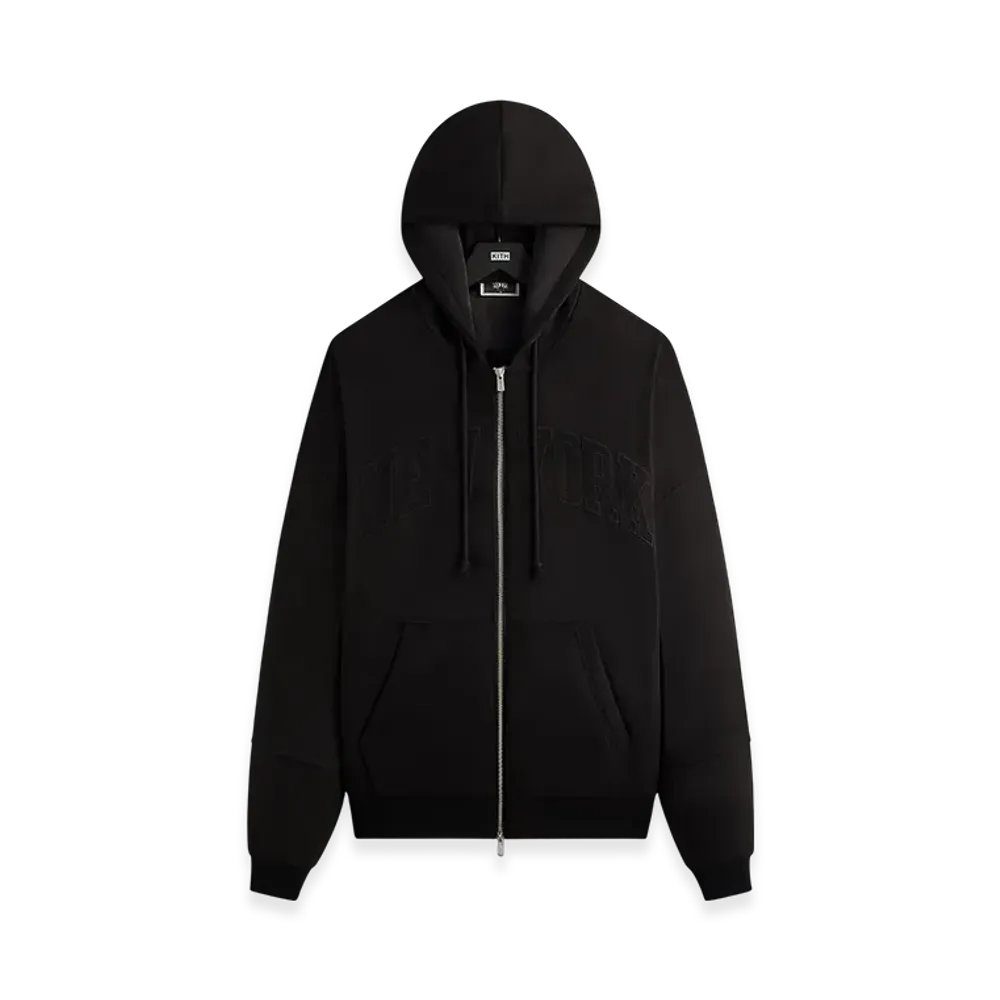 Kith x the New York Knicks Tonal Braxton Vintage Hoodie "Black"