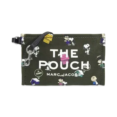 Marc Jacobs Peanuts X Marc Jacobs The Small Pouch "Dark Green Multi"