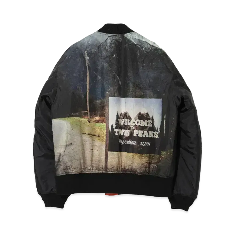 UNDERCOVER Twin Peaks Nylon MA-1 Jacket "Black"
