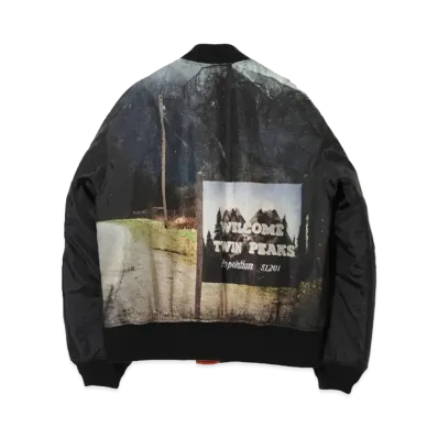 UNDERCOVER Twin Peaks Nylon MA-1 Jacket "Black"