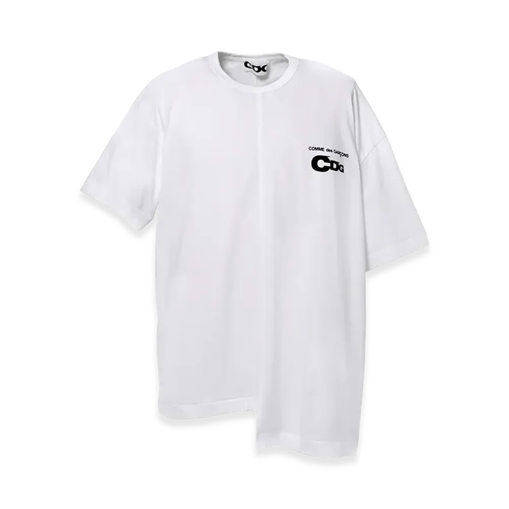 COMME des GARCONS CDG Dockig T-Shirt Half Oversized "White"