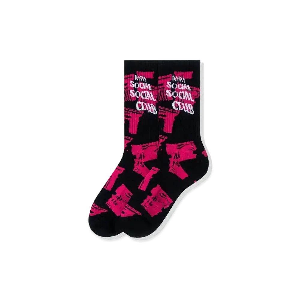 ANTI SOCIAL SOCIAL CLUB SS22 Collapse Socks "Black"