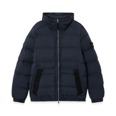 Stone Island 4100040 Seamless Tunnel Nylon Down-TC "Navy Blue"