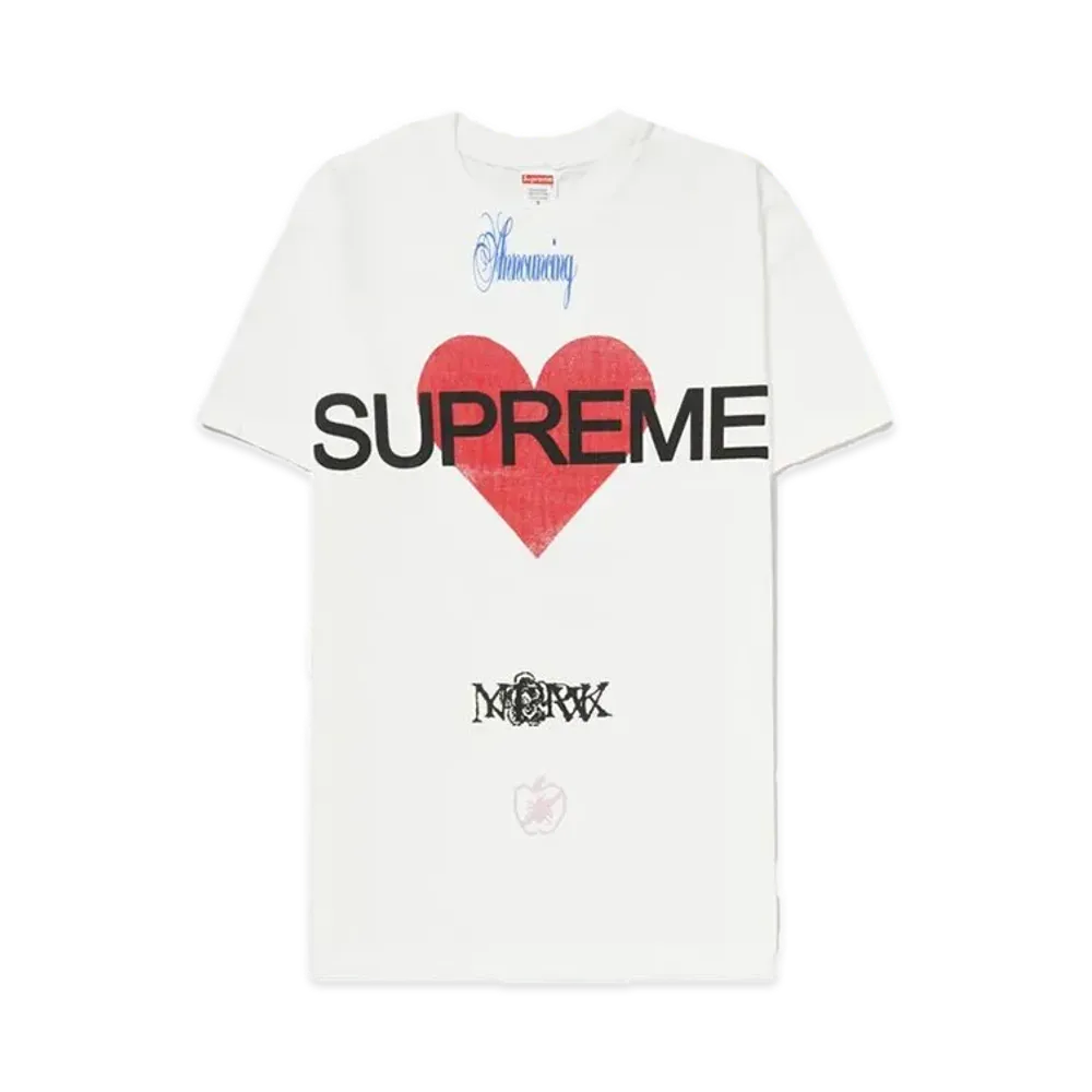 Supreme Announcing Tee "White"