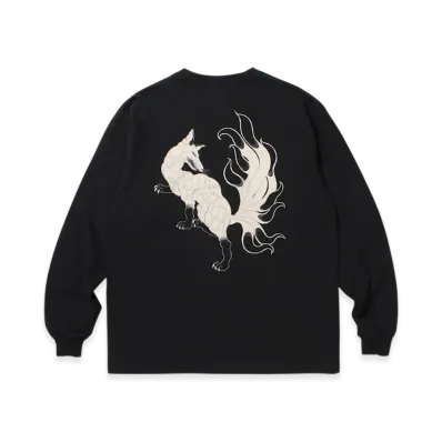 APHRODITEGANG GAKKIN x BUDSPOOL Hakubokuko L/S Tee "Black"