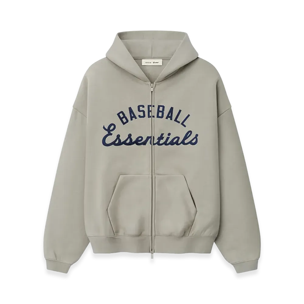 FEAR OF GOD ESSENTIALS MLB Full Zip Sport Hoodie "Seal"