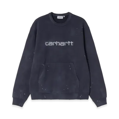 Carhartt WIP Painter Sweat "Dark Navy/Destroy Wash/Splatter"