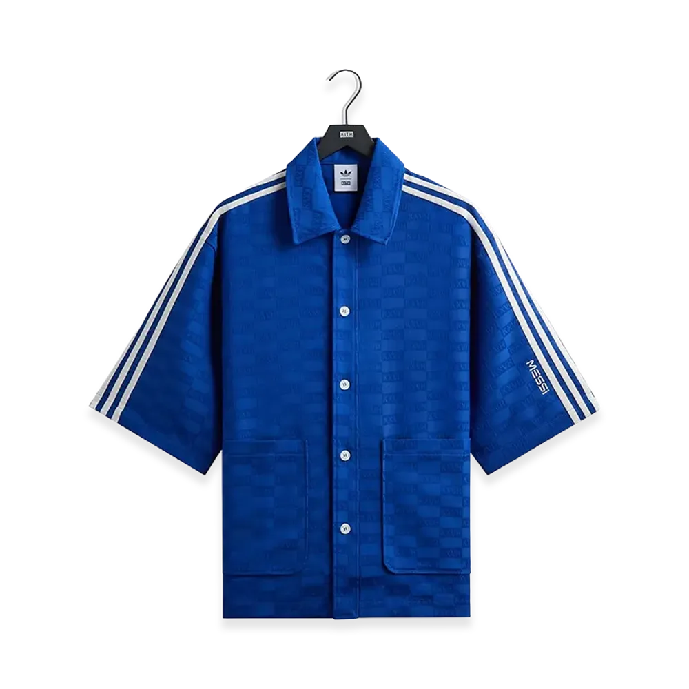 Kith x Lionel Messi x adidas Football Monogram Shirt "Blue"