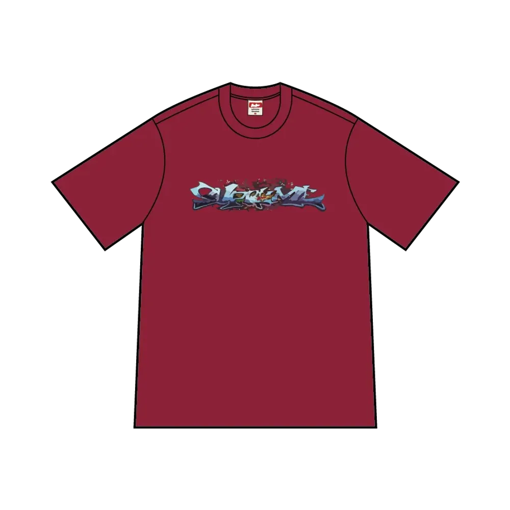 Supreme Tag Tee "Cardinal"