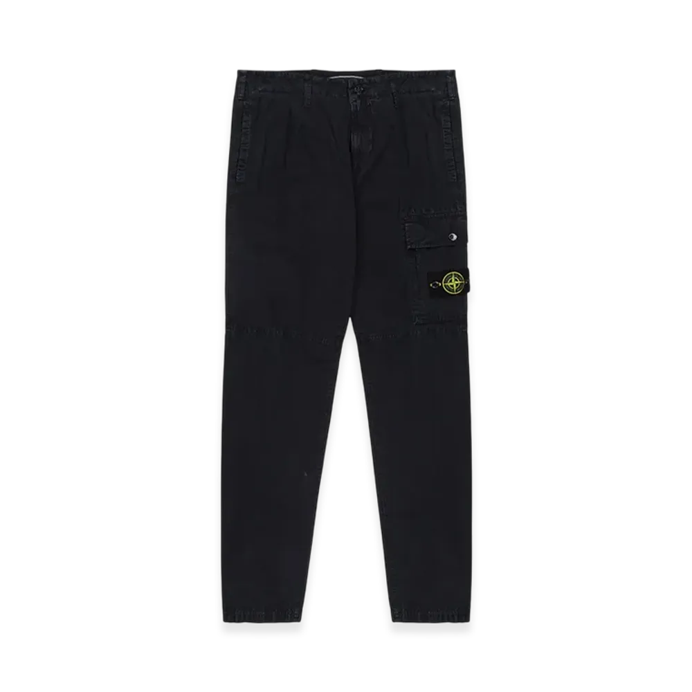 Stone Island 324WA Cotton Cargo Pants - 22SS "Navy Blue"