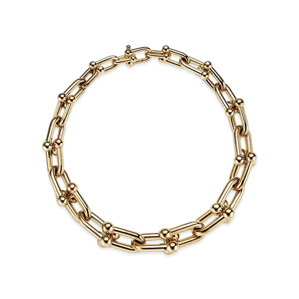 Tiffany & Co. Tiffany HardWear Bold Graduated Link Necklace "Yellow Gold"