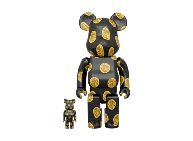 MEDICOM TOY "BEARBRICK" Keith Haring 12Th Version 100% & 400%