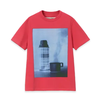 Barbour x Paul Smith Women's Crosby T-Shirt "Cherry"