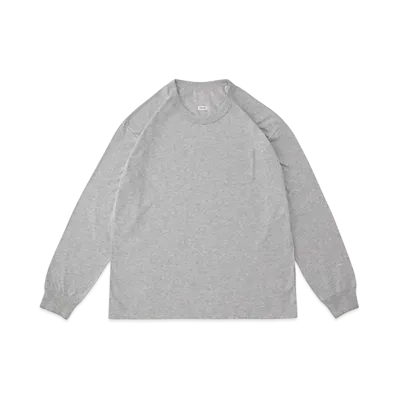visvim ULTIMATE JUMBO TEE L/S "Grey"