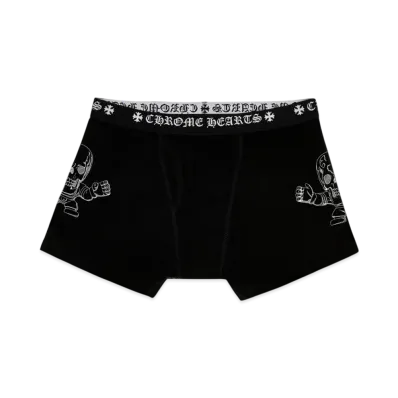 Chrome Hearts Boxer Brief Shorts Foti "Black/White"