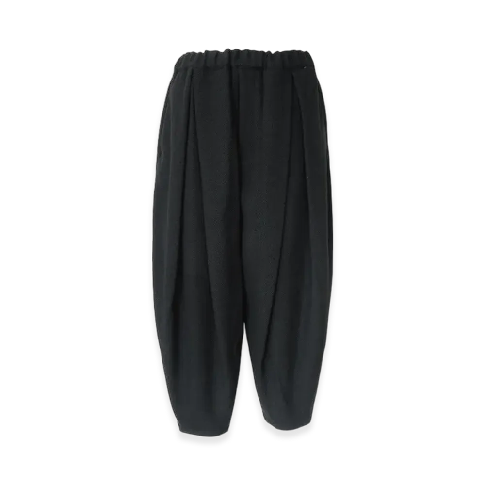 BLACK COMME des GARCONS Wool Tweed Herringbone "Black"