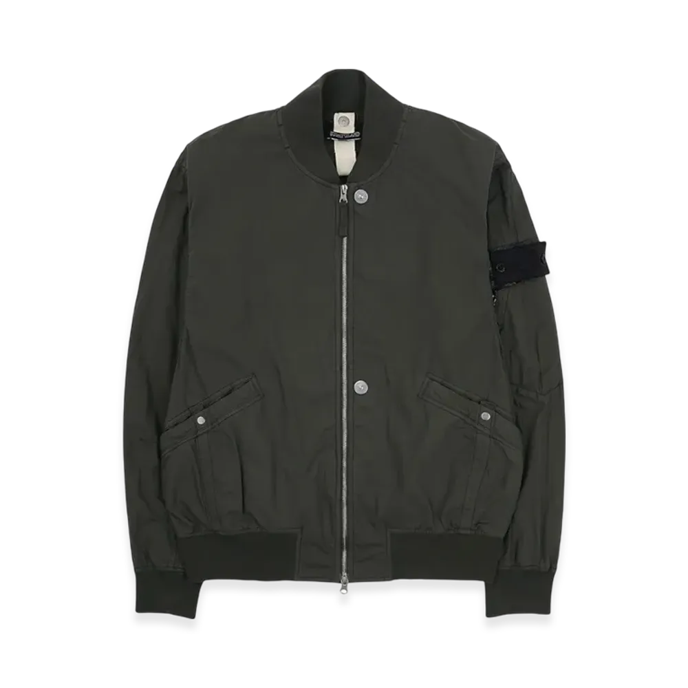 Stone Island Shadow Project 40712 HD Pelle OVO Cotton-TC Bomber Jacket - 22SS "Fango"