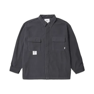 WTAPS OBJ / LS / Poly. Fleece "Charcoal"