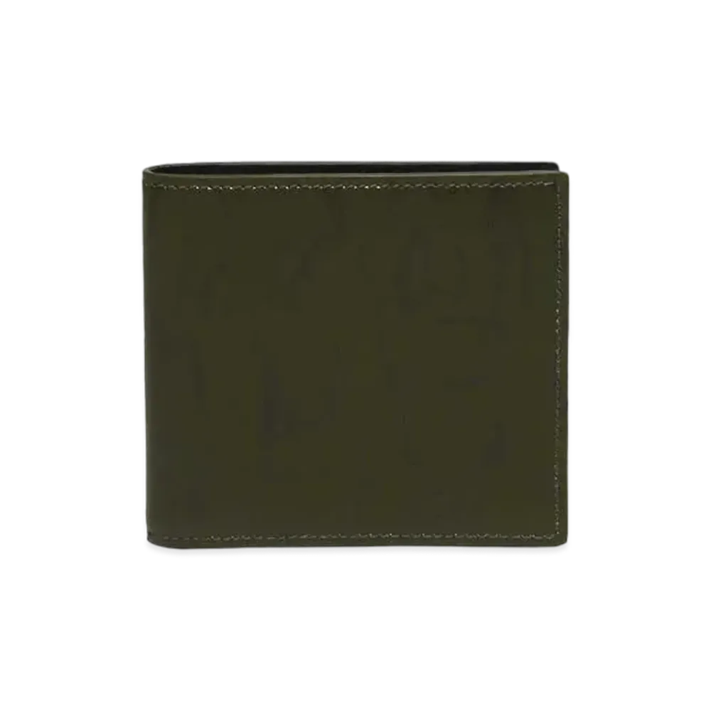 Alexander McQUEEN McQueen Graffiti Billfold Wallet "Khaki"