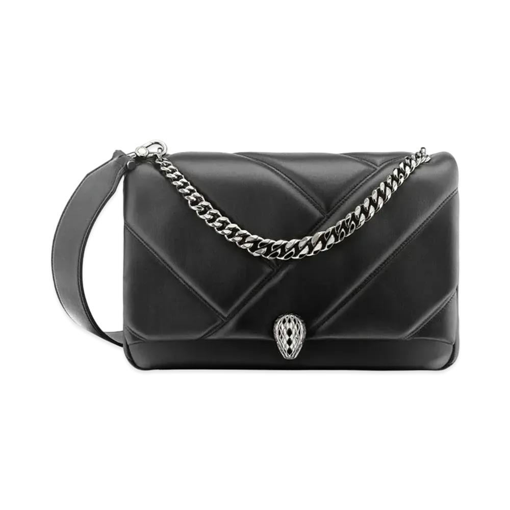 BVLGARI Serpenti Cabochon Crossbody Bag "Black"