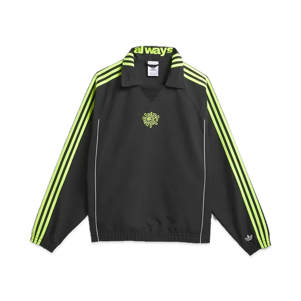 adidas x Always Do What You Should Do WIND Jacket "Black / Semi Solar Slime"