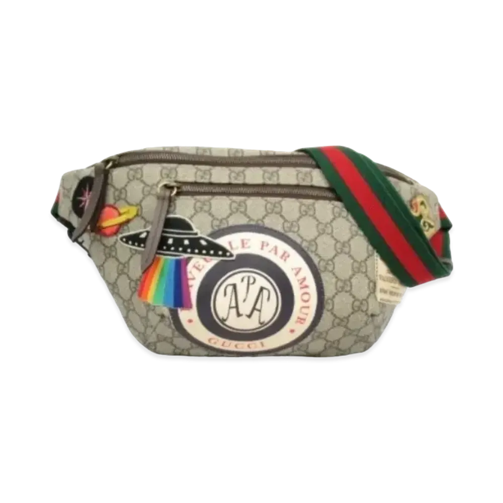 GUCCI Courier GG Supreme"Brown"